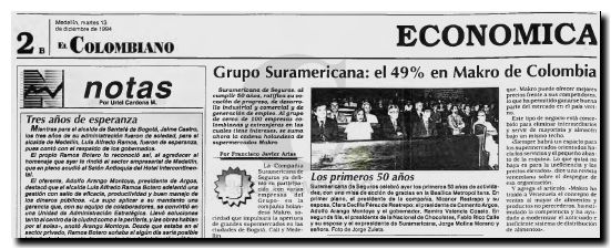 Centro de Información Periodística Archivo CIP El Colombiano