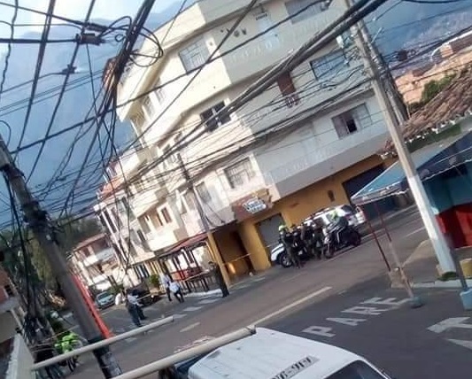Esta es la cuadra en la cual se presentó el ataque, en los barrios El Mesa y Salento, de Bello. Foto cortesía de Guardianes Antioquia.