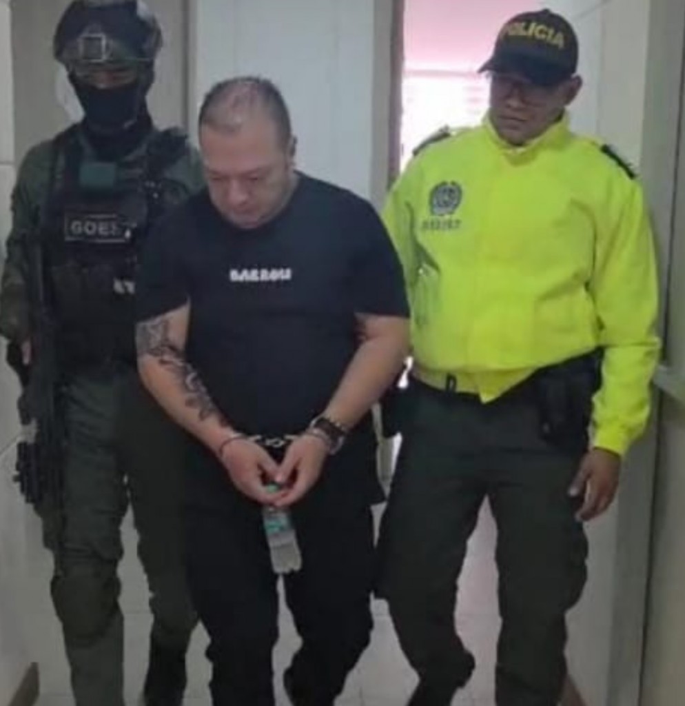 Carlos Alejandro Mejía Pineda, alias "Queso" o "Pálido". Foto cortesía de Policía.