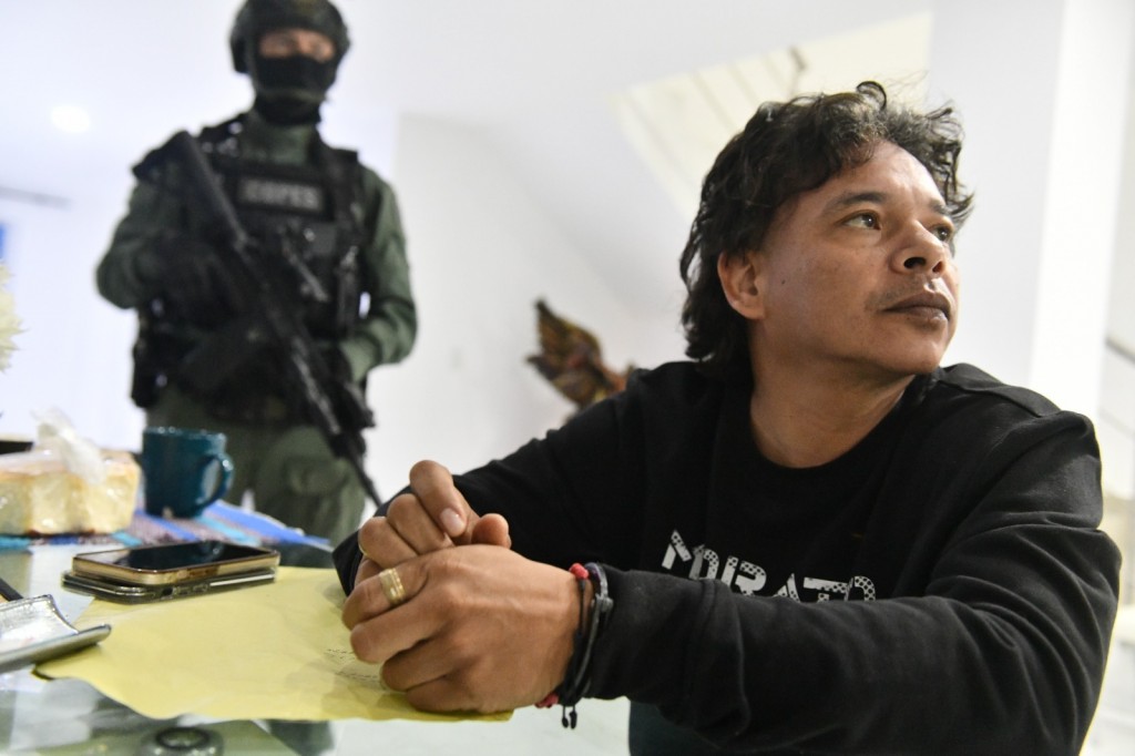 Alias "Jonás" es uno de los jefes históricos de "los Chatas" y principal hombre de confianza de "Tom". Foto cortesía de Policía.