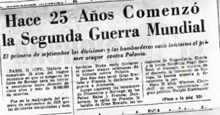 Aniversario de la Segunda Guerra Mundial | Casillero de Letras